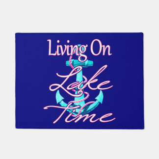 Living On Lake Time Doormat