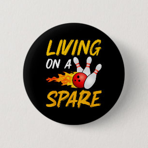 Living On Spare Bowling Pin Strike Bowling Player
