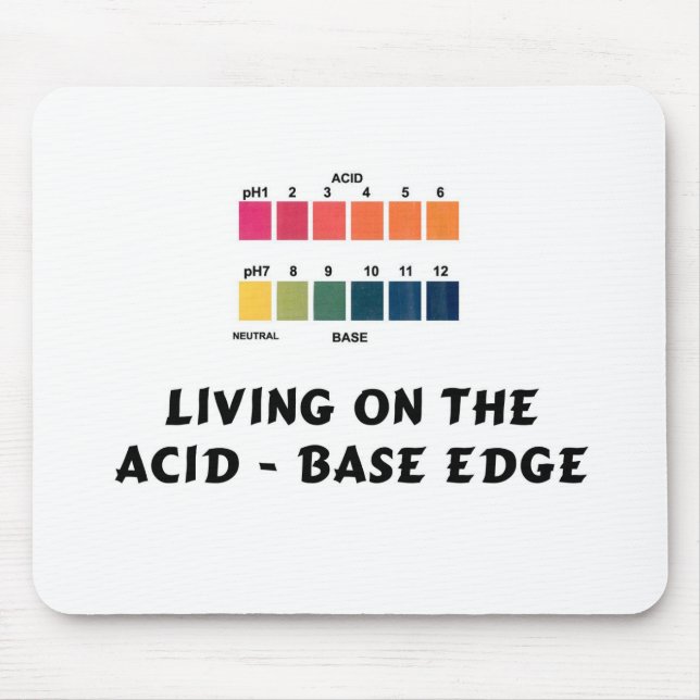 Living on the Acid / Base Edge Mouse Pad (Front)