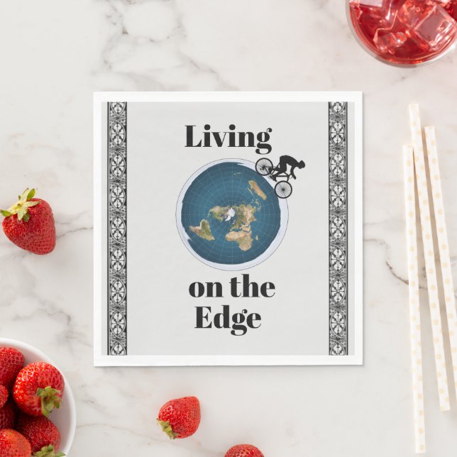 Living on the Edge Paper Napkin (Insitu)