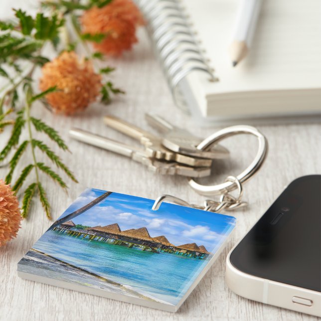 Living on the water key ring (Front Right)