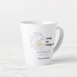 Living On ThEdge, LLC Logo Latte Mug