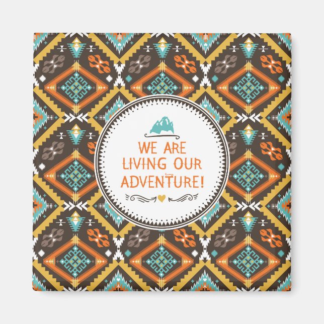 Living Our Adventure Magnet (Front)