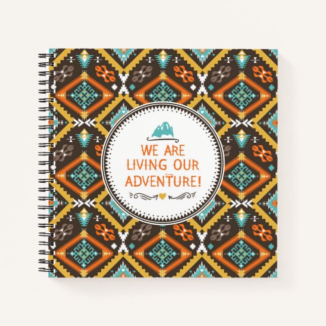 Living Our Adventure Notebook (Front)