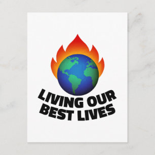 Living our best lives enclosure card