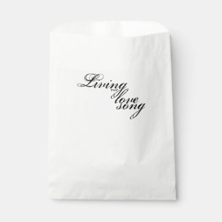 Living Our Love Song Favour Bags