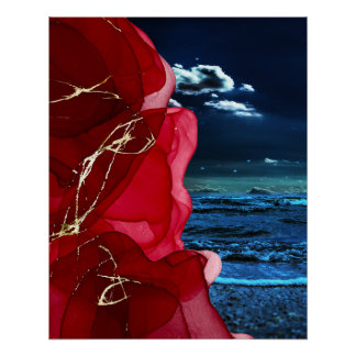 Living Room, Bedroom & Office Poster