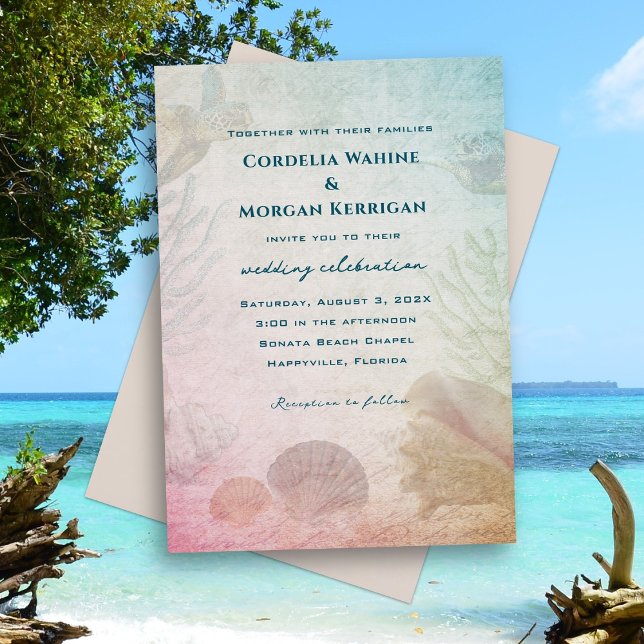 Living Seas Wedding Celebration Invitation (Creator Uploaded)