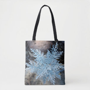 Living Snowflake Tote Bag