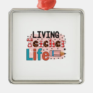 Living Teacher Life Metal Tree Decoration