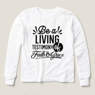 Living Testimony Bible Quote Christian Motivation