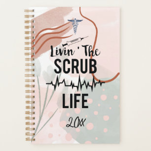 Living that Scrub Life Mid Century Modern Nurse Planner