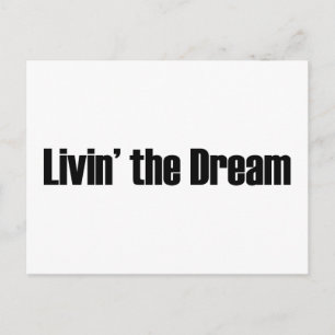 Living The Dream Postcard