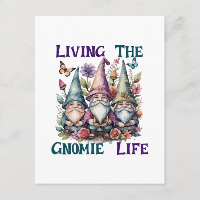 Living The Gnome Life Enclosure Card (Front)