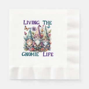 Living The Gnome Life Napkin
