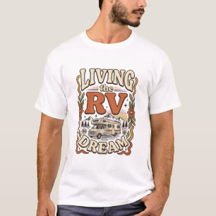 Living the RV Dream Vintage Camping Shirt Design_1