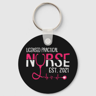 Living The Scrub Life Certified Medical Assistant Key Ring
