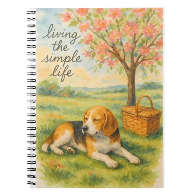 Living The Simple Life Notebook (Front)