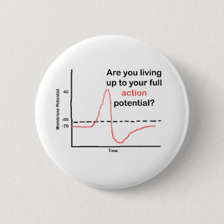 Living Up To Your Full Potential 6 Cm Round Badge