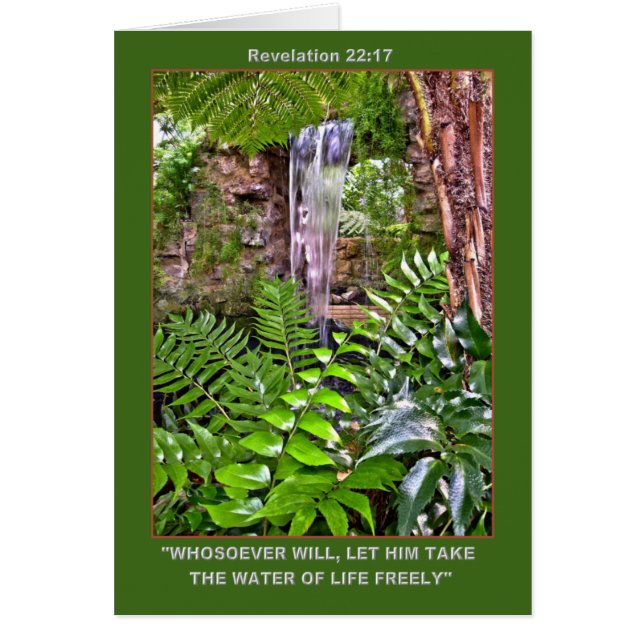 LIVING WATER  Card (Front)