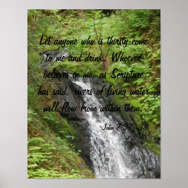 Living Water Poster (Front)
