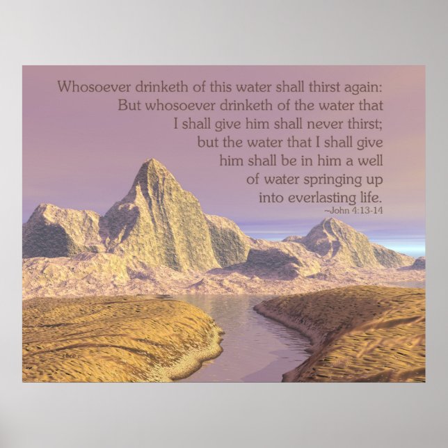 Living Water Poster (Front)