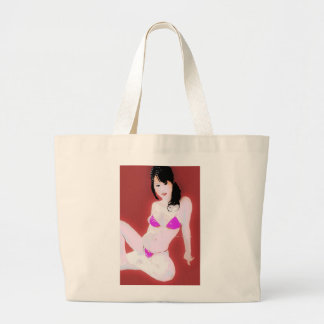 LivingDoll1 Large Tote Bag
