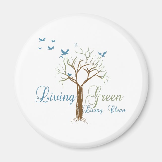 LivingGreen Magnet (Front)