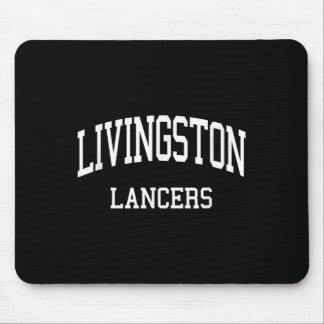 Livingston High School Hs Livingston Nj Retro Spor Mouse Pad