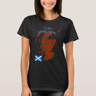 Livingston Scottish Clan Tartan Scotland T-Shirt