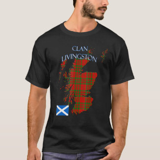 Livingston Scottish Clan Tartan Scotland T-Shirt
