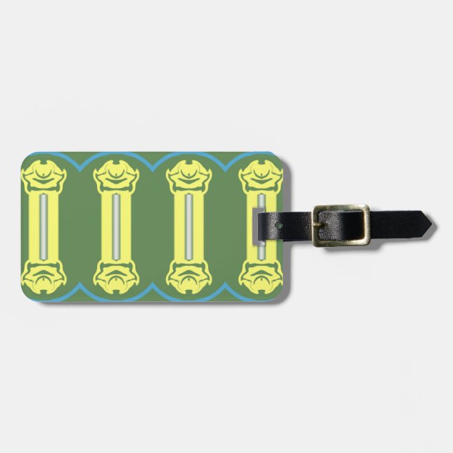 Livingstone Personalised Luggage Tag (Front Horizontal)