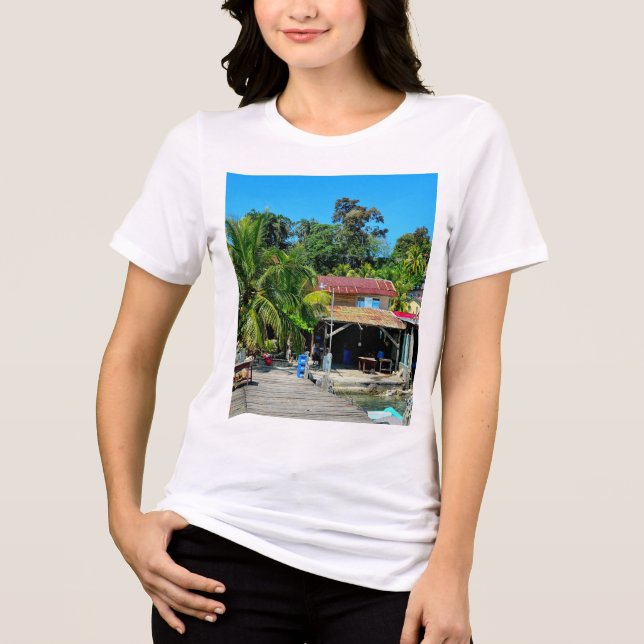 Livingston's Caribbean Charm Tri-Blend Shirt (Front)