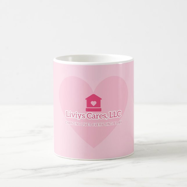 Liviys Cares Logo Coffee Mug (Center)