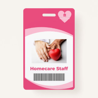 Liviy's Cares Logo ID Badge