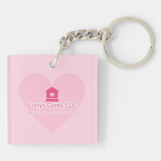 Liviys Cares Logo Key Ring