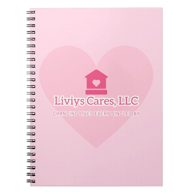 Liviys Cares Logo Notebook (Front)