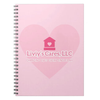 Liviy's Cares Logo Notebook