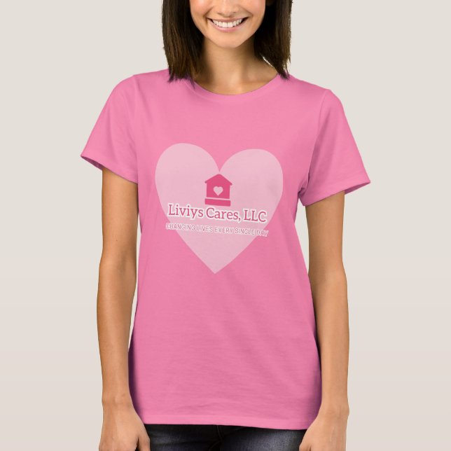 Liviys Cares Logo T-Shirt (Front)