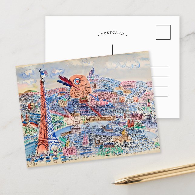 Livre d’or de Marianne | Raoul Dufy Postcard (Creator Uploaded)