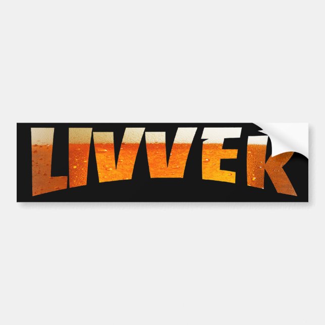 livverbeerthrash bumper sticker (Front)