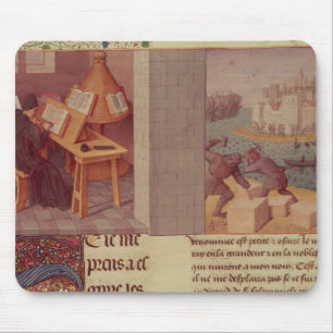 Livy Writing and the Foundation of Rome Mouse Pad