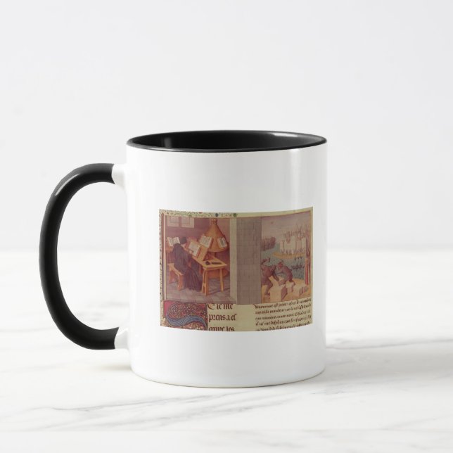 Livy  Writing and the Foundation of Rome Mug (Left)