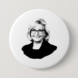 LIZ CHENEY 2024 7.5 CM ROUND BADGE