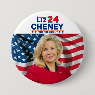 Liz Cheney for President '24 7.5 Cm Round Badge
