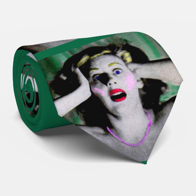 Liz is horrified and terrified tie (Rolled)