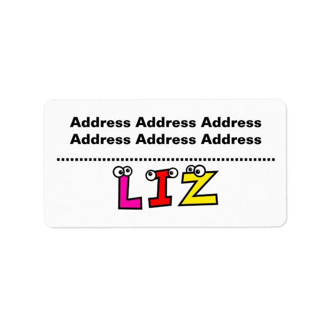 Liz Label (Front)