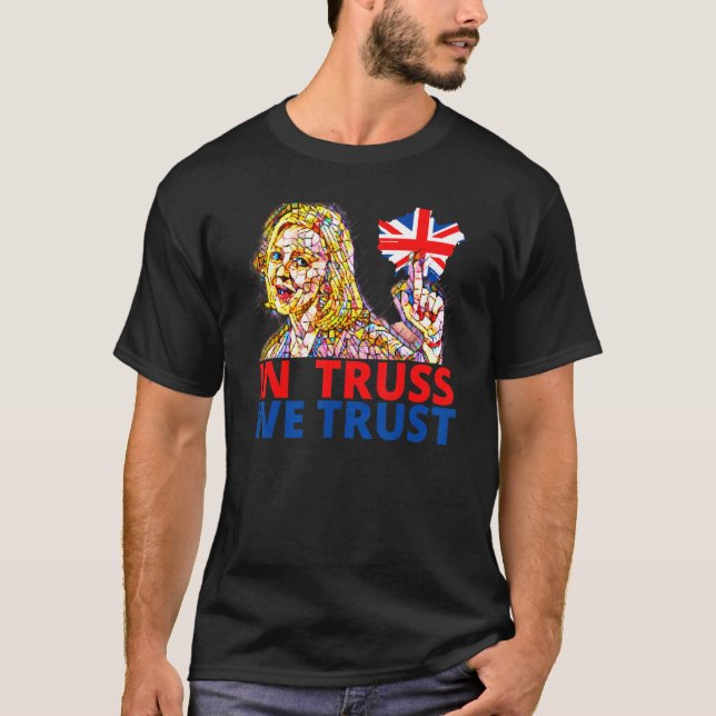 Liz Truss  Richi Sunak British Wealthy Tory member T-Shirt (Front)