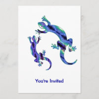 LIZARD 1 DUO BLUE AND GREEN MOSAIC