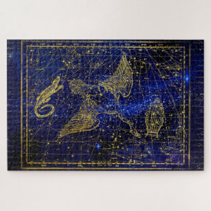 lizard and swan constellation puzzle